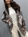 cardigan etnica con cintura grigio marrone rosa