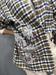 Camicia check beige panna blu scritta revolution