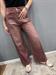 Jeans modello AMELIE colore burgundy delave