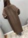 cappotto loden marrone handmade cachemire e lana con colletto