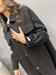 Cappotto  bottonato con tasche a toppa  nero