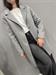 cappotto tre bottoni monopetto grigio handmade lana
