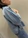 Camicia denim crop