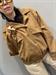 giacca bomber camoscio beige camel