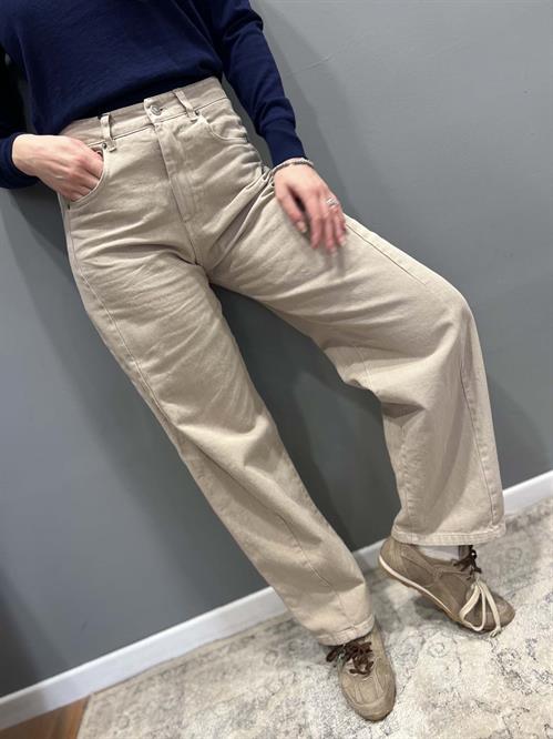 Jeans baloon beige chiaro