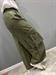 Pantalone cargo verde military palazzo