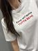  T-Shirt BIANCA SCRITTA FINO ALL ASILO TUTTO BENE