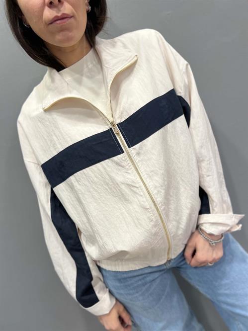 Capispalla bomber panna /blu