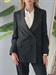Completo nero smoking pantalone sigaretta