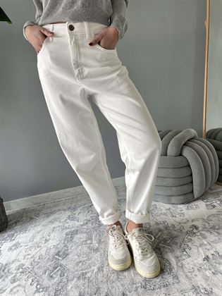 Jeans carrot bianco