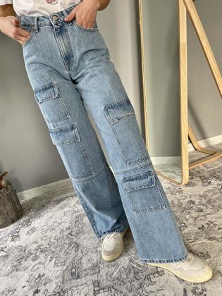 jeans cargo lavaggio chiaro